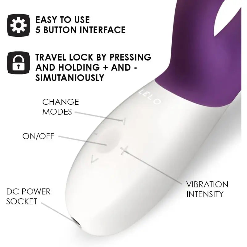 Experience Ecstasy with Lelo Ina Wave 2 Rechargeable Vibe Plum