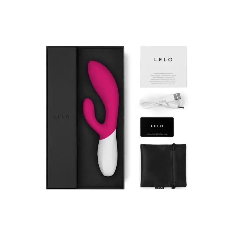 Experience Ecstasy with Lelo Ina Wave Luxury Rechargeable Vibe Cerise