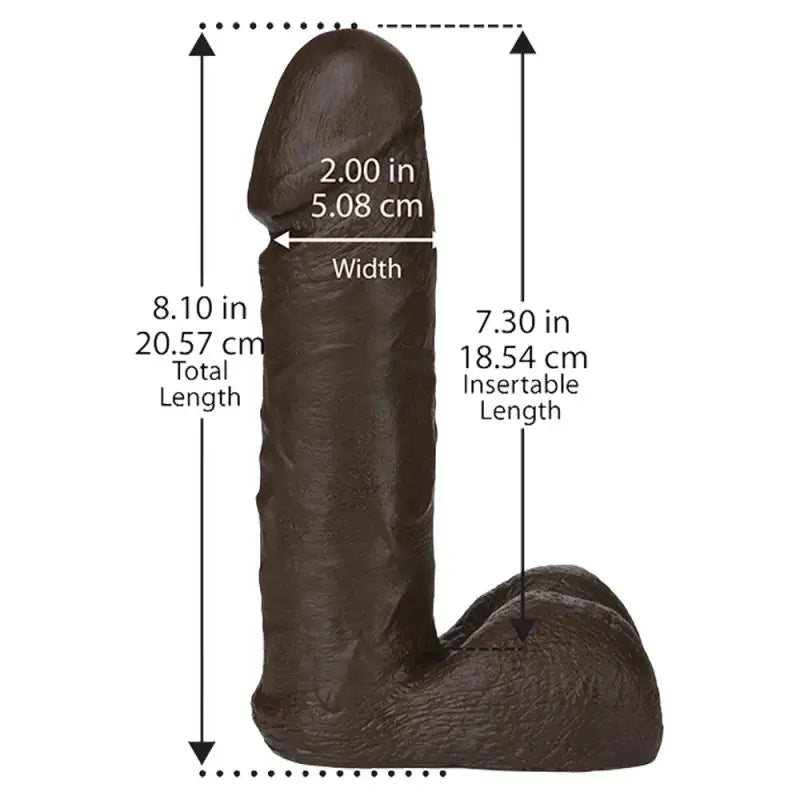 Experience Ecstasy with the 8 Inch Realistic Dildo Attachment
