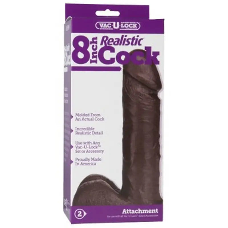 Experience Ecstasy with the 8 Inch Realistic Dildo Attachment