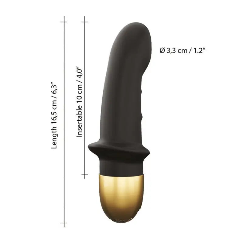Experience Ecstasy with the Dorcel Mini Lover Rechargeable Vibrator Black
