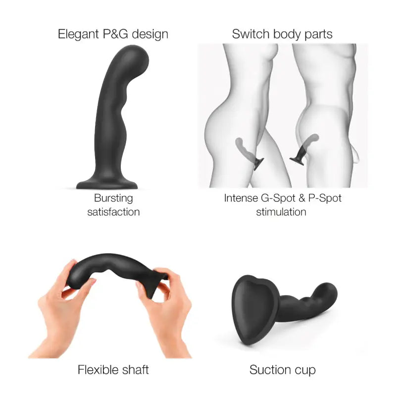 Strap On Me - Dildo Plug P&G Black - M