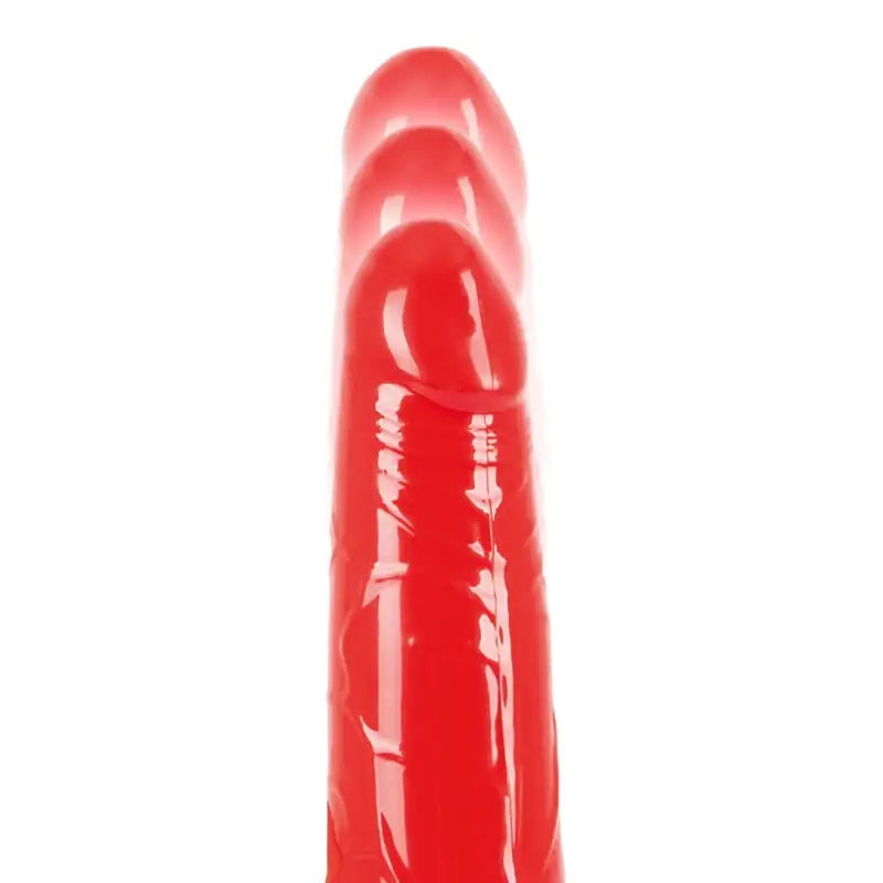 Experience Ecstasy with the Red Push Standard Vibrator’s Thrilling Thrust Function