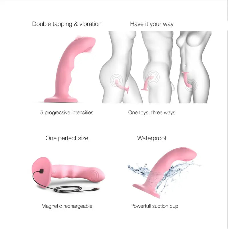 Strap On Me - Tapping Dildo Pink
