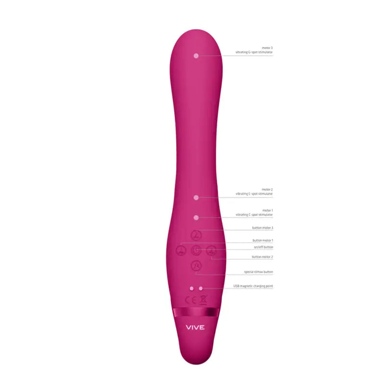 Experience Ecstasy with the Vive Suki Triple Action Strapless Vibrator