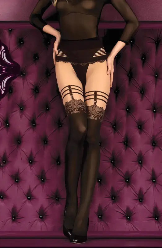 Experience Elegance in Ballerina 394 Tights Skin with Beautiful Patterns