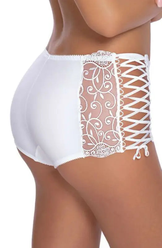 Experience Elegance with Roza Ginewra Short White Embroidery