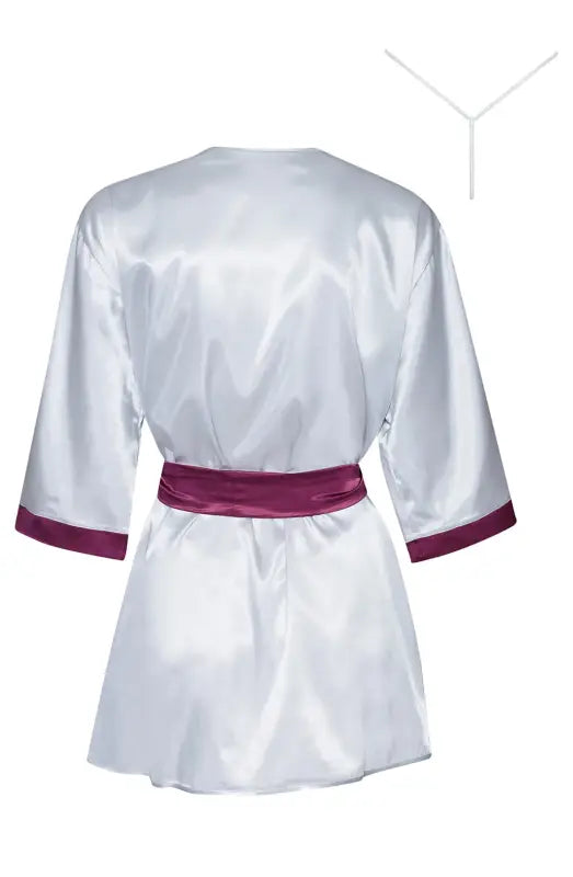 Experience Elegance with the Beauty Night BN6673 Peignoir Burgundy - One Size (S-L)