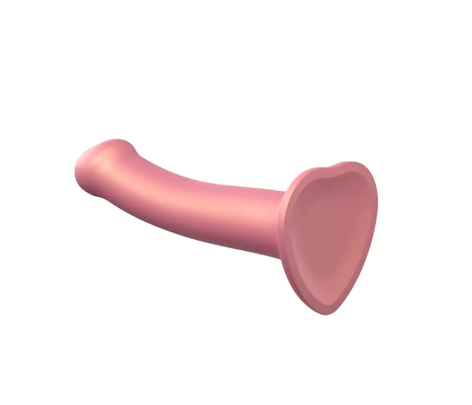 Strap On Me - Mono Density Dildo Metallic Vieux Rose - M - Shine