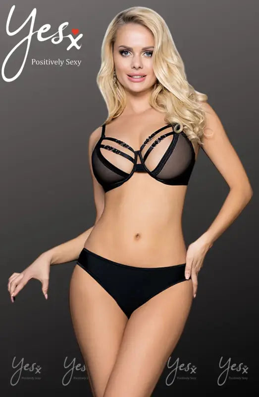 Experience Elegance with the YesX YX833 Black Bra Set
