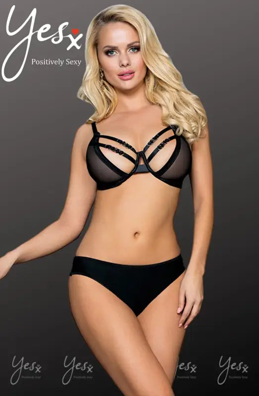 Experience Elegance with the YesX YX833 Black Bra Set