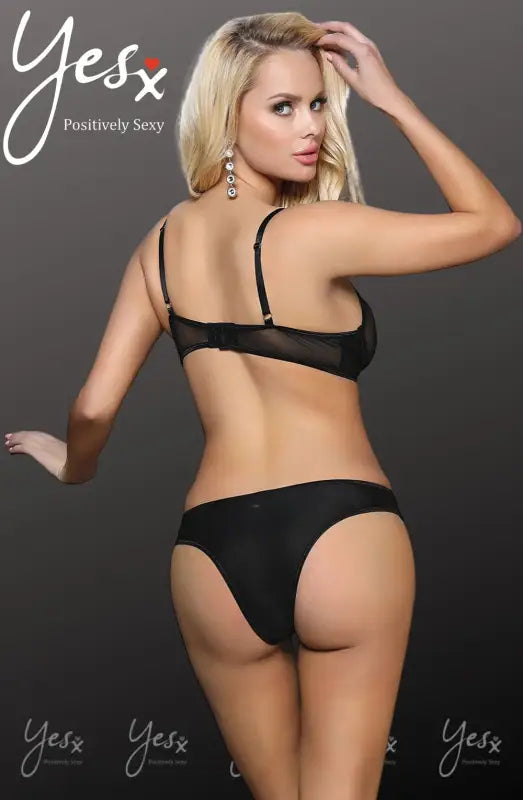 Experience Elegance with the YesX YX833 Black Bra Set