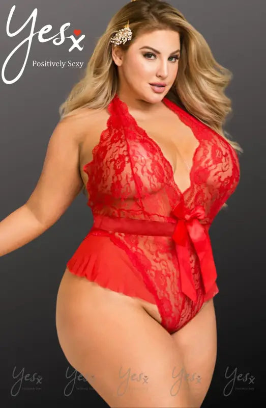 Experience Elegance with the YesX YX856Q Hot Red Teddy for Confident Women