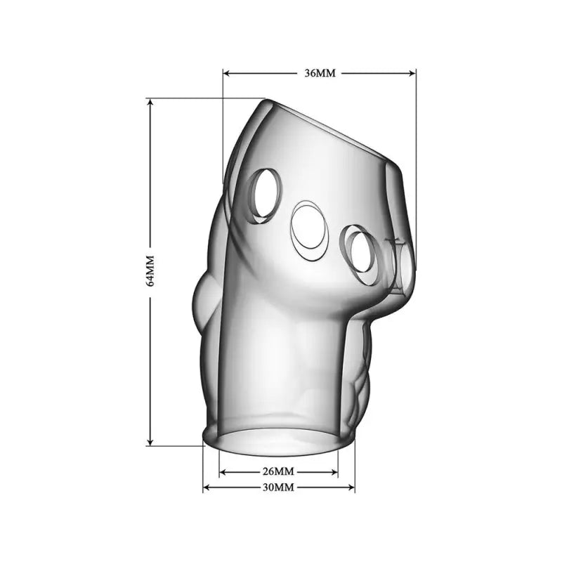 Experience Enhanced Pleasure with the Oscar Penis Sleeve Clear