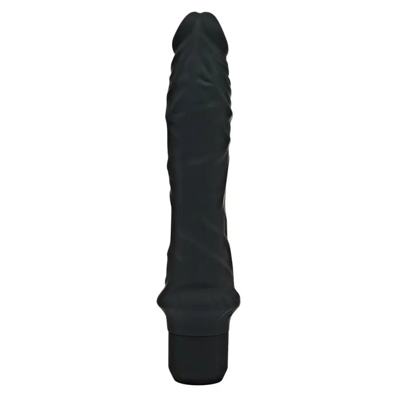 Experience Exhilaration with the Real Classic Silicone Vibrator Black