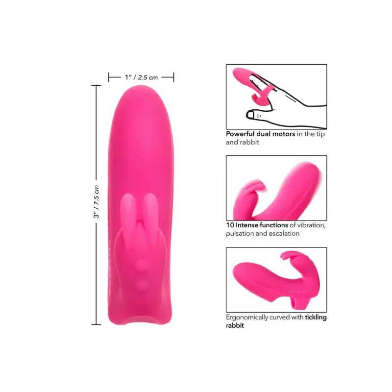 Experience Exquisite Pleasure with the Marvelous Pleaser Rabbit Finger Vibrator
