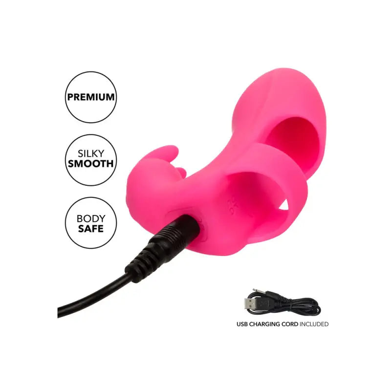 Experience Exquisite Pleasure with the Marvelous Pleaser Rabbit Finger Vibrator
