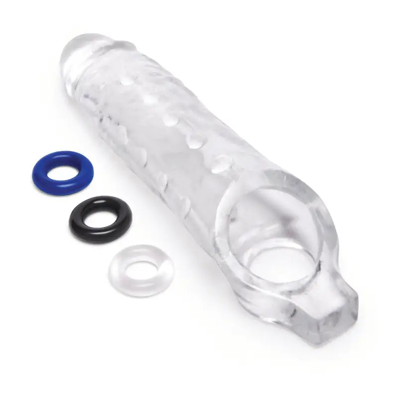 Experience Heightened Pleasure with the 1 Inch Extender and Pleasure Nubs