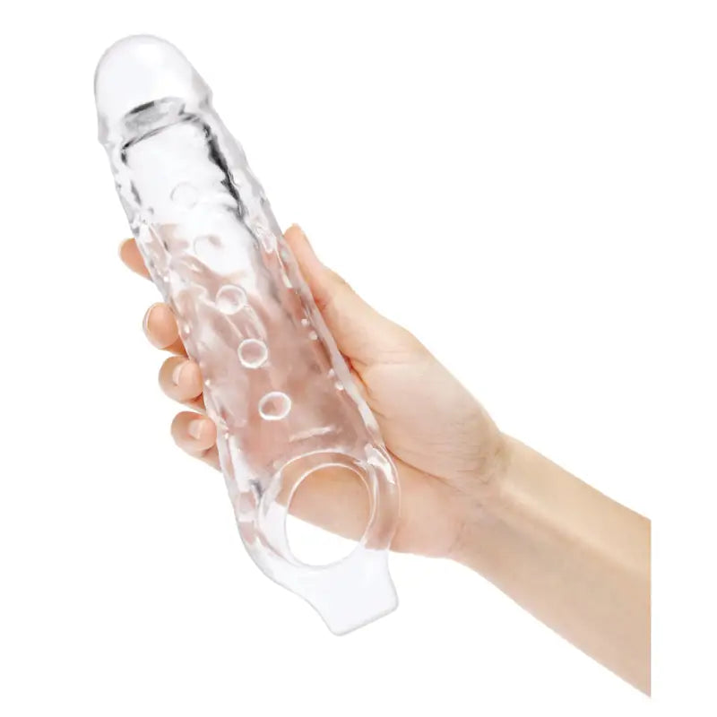 Experience Heightened Pleasure with the 1 Inch Extender and Pleasure Nubs