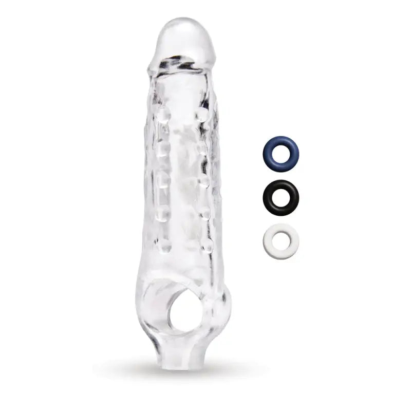 Experience Heightened Pleasure with the 1 Inch Extender and Pleasure Nubs