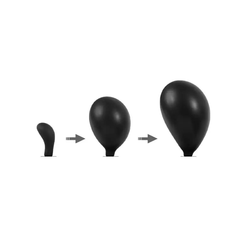 Experience Intense Pleasure with Rimba Latex Play Inflatable Anal Plug
