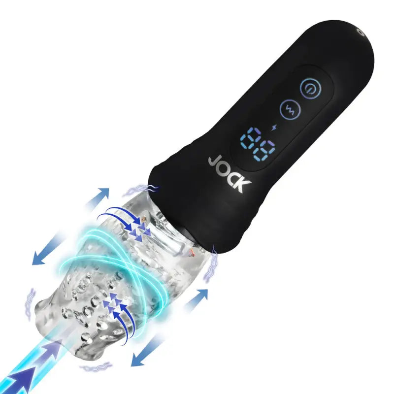 Experience Jock Spinning Thrusting Vibrating Masturbator Pleasure