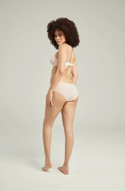 Experience Luxurious Comfort with Sheer Deco Hipster Brief Blush Pink