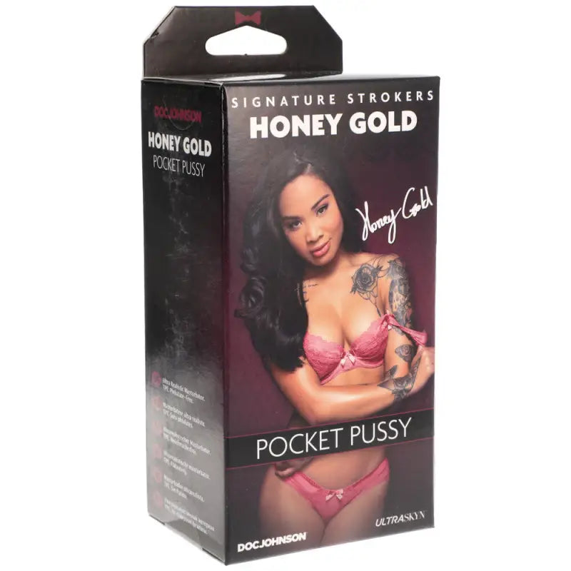 Experience Luxury with Honey Gold Pocket Signature Strokers