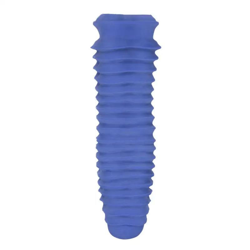 Experience Pleasure with the Apollo Stroker Closed End Textured Masturbator Blue