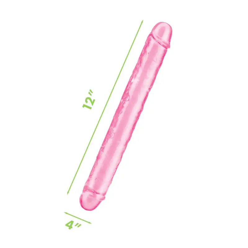 Experience Pleasure with the Me You Us Ultra Double Dildo 12 Inches Pink