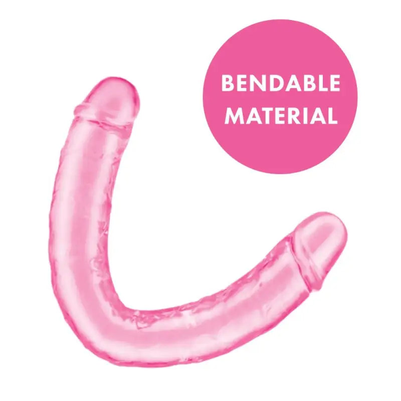 Experience Pleasure with the Me You Us Ultra Double Dildo 12 Inches Pink