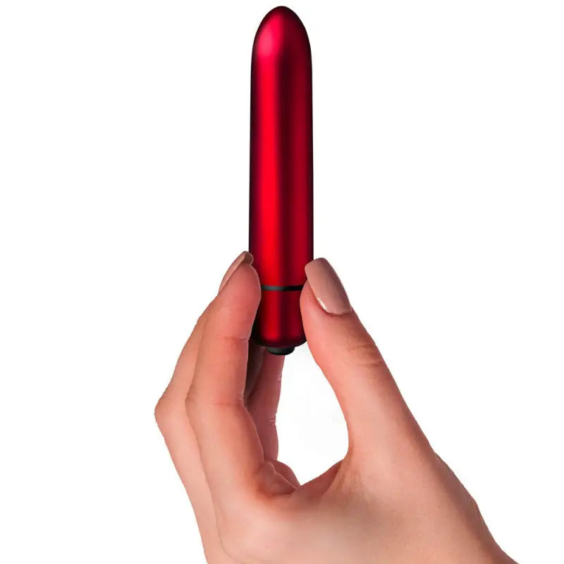 Experience Pure Bliss with the Scarlet Velvet 90mm Bullet Vibrator