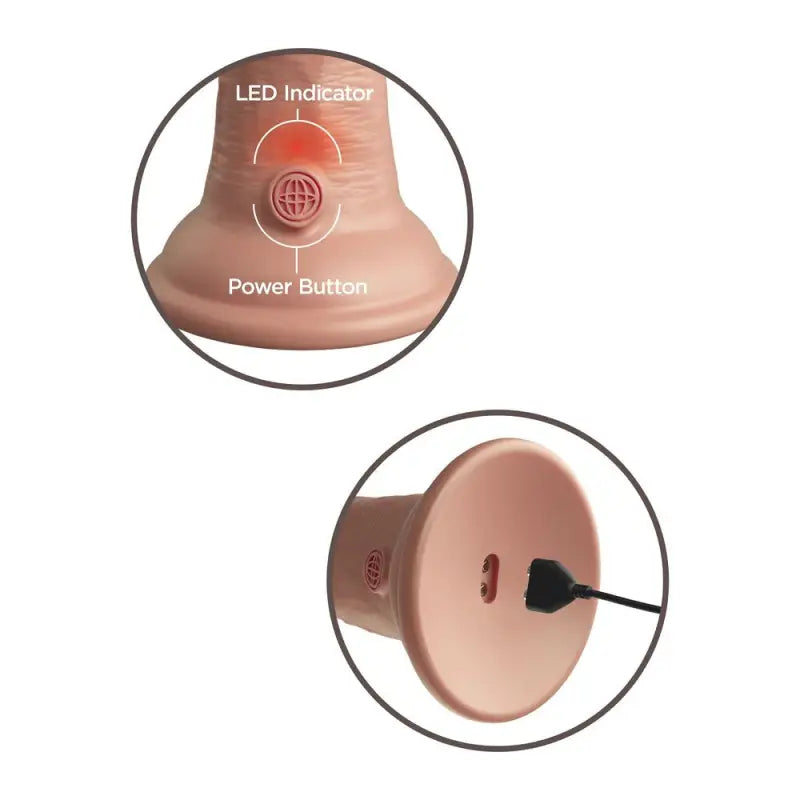 Experience Realism with King Cock Elite Dual Density Vibrating Cock