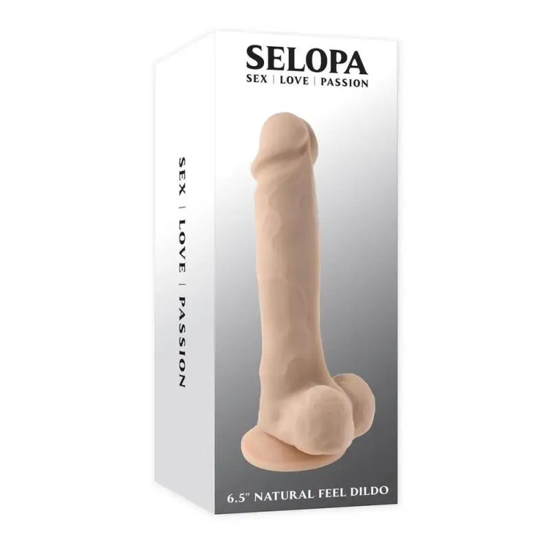 Experience Sensation with the Selopa 6.5 Inch Natural Feel Dildo Flesh Pink