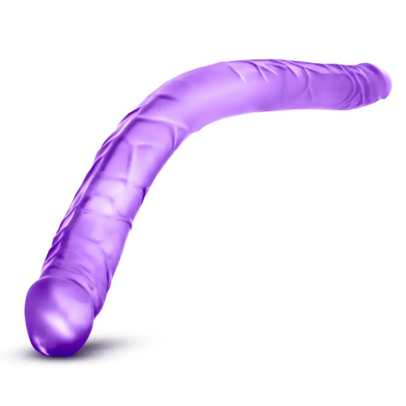 Experience Sensational Pleasure with the 16 Inch Purple Double Dildo