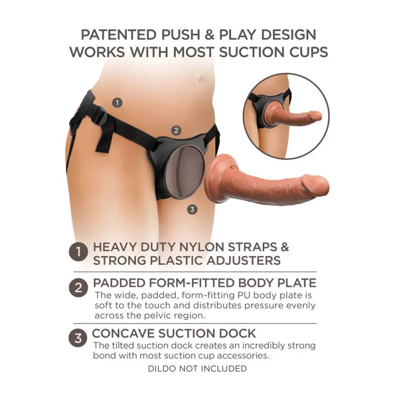 Experience the King Cock Comfy Body Dock Strap for Unmatched Pleasure