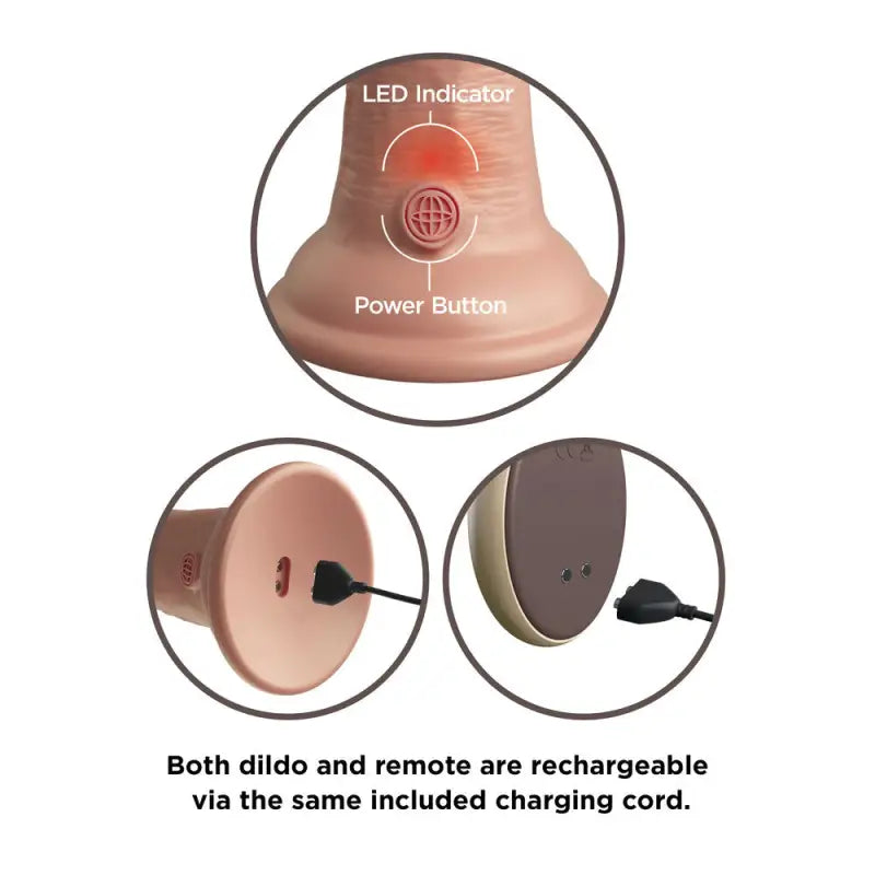 Experience the King Cock Elite 9 Inch Dual Density Vibrating Pleasure