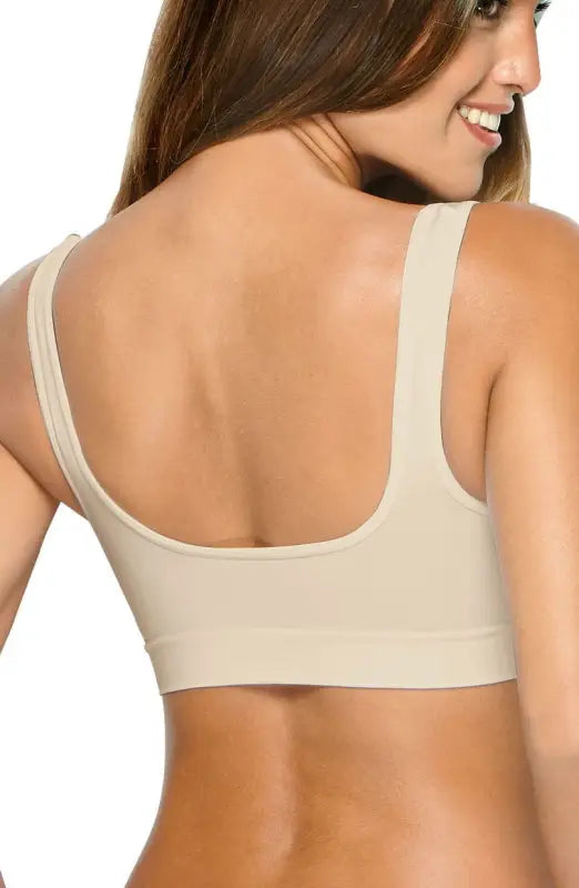 Experience Timeless Elegance with the Medium Support Bra’s Wide Straps Control