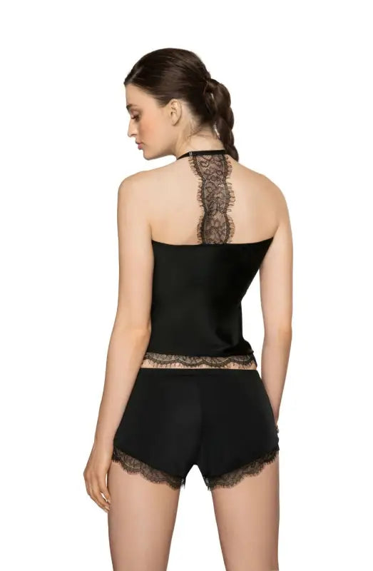 Experience Timeless Elegance with the Roza Sija Black Nightshirt