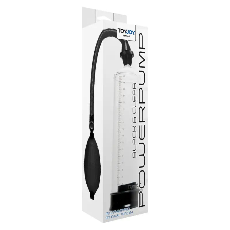 Experience ToyJoy Rock Hard with the Clear Penis Power Pump