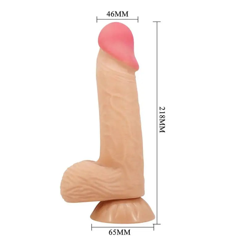 Experience True Sensation with Pretty Love Lisle Sliding Skin Dildo