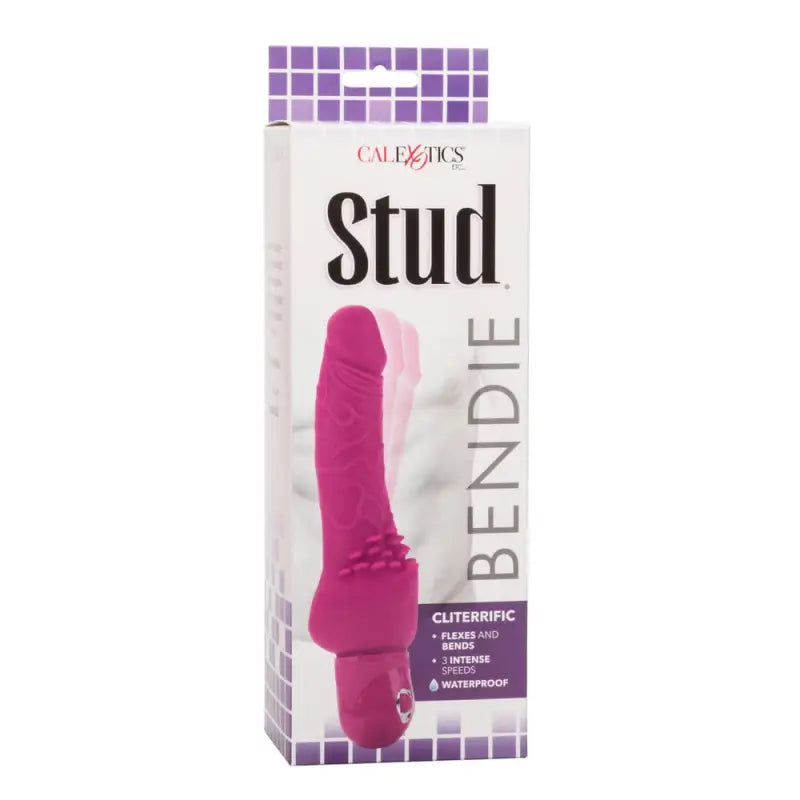 Experience Ultimate Pleasure with Bendie Power Stud Cliteriffic Pink Vibrator