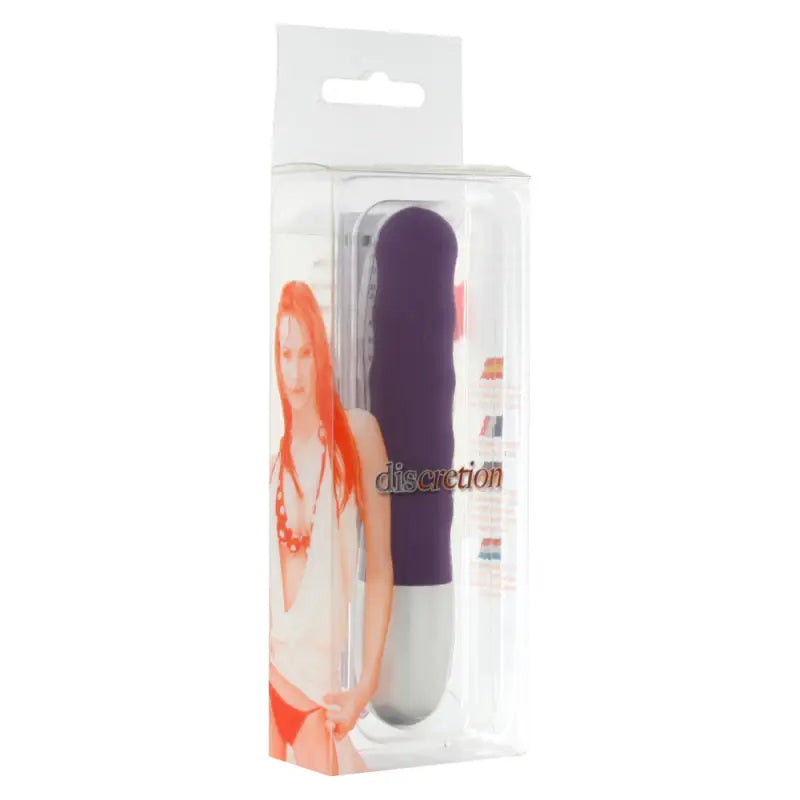 Experience Ultimate Pleasure with Discretion Ribbed Mini Vibrator