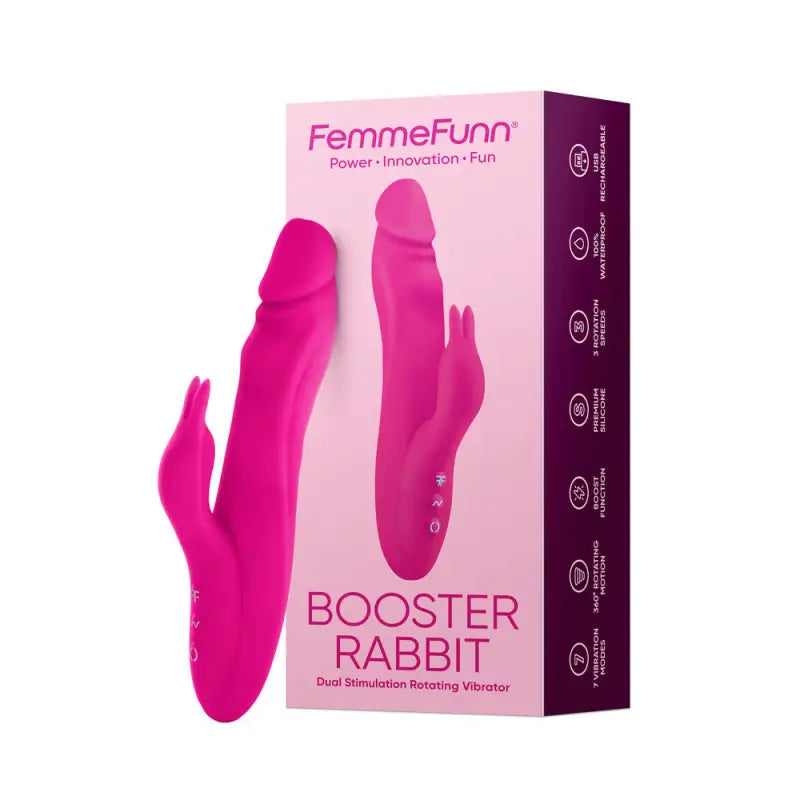 Experience Ultimate Pleasure with FemmeFunn Booster Rabbit Vibrator 360º Rotation