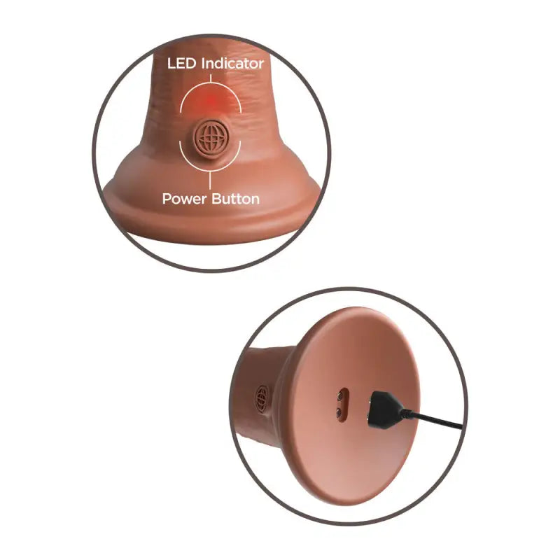 Experience Ultimate Pleasure with King Cock Elite Dual Density Vibrating Cock