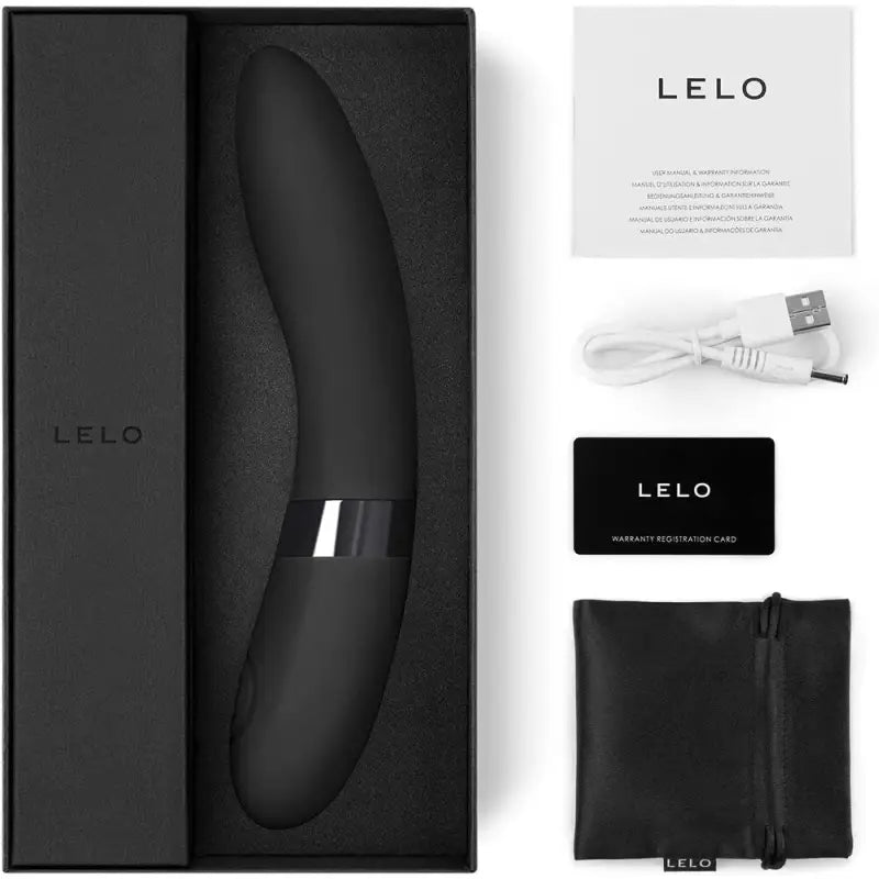 Experience Ultimate Pleasure with Lelo Elise Dual Powered Spot Vibrator Black