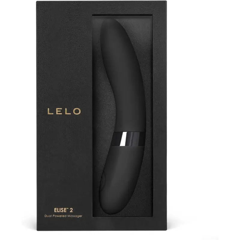 Experience Ultimate Pleasure with Lelo Elise Dual Powered Spot Vibrator Black