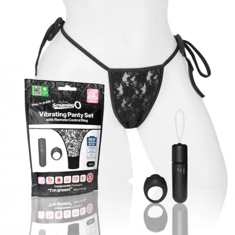 My Secret Screaming O 4T Panty Vibe - Black