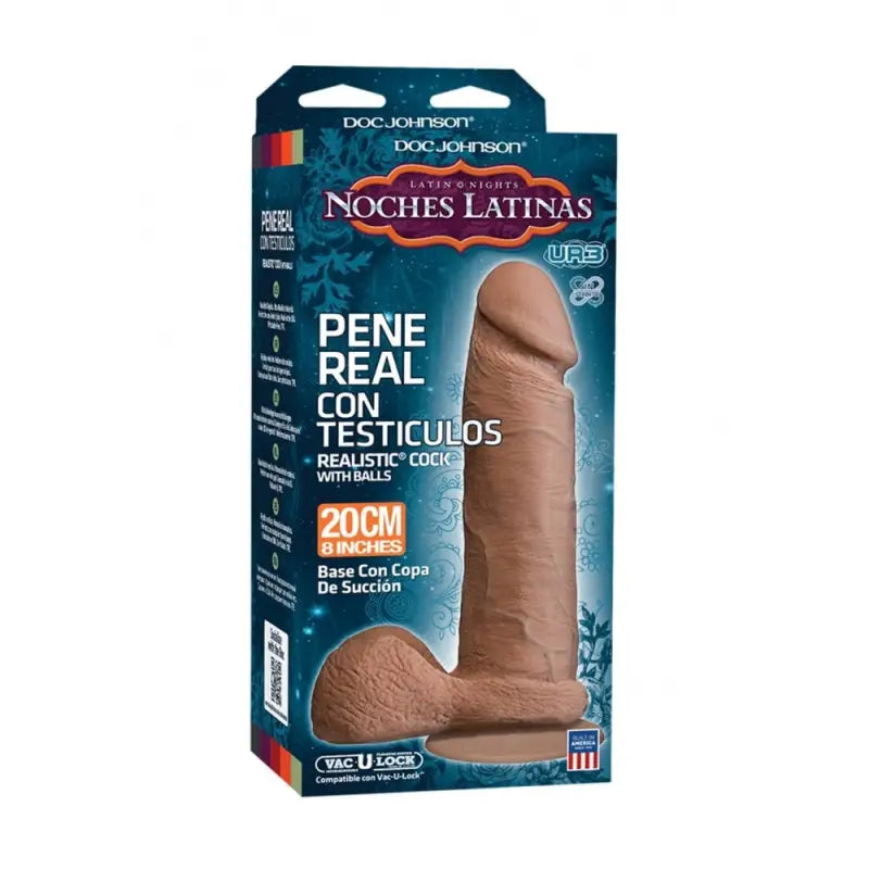 Experience Ultimate Pleasure with Noches Latinas UR3 Pene Real Dildo