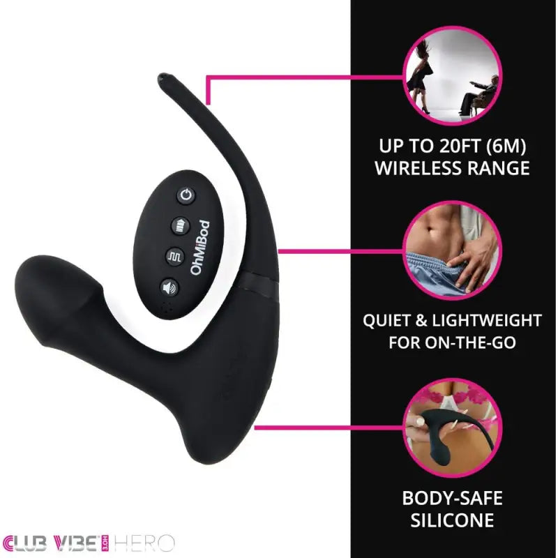 Experience Ultimate Pleasure with OhMiBod Club Vibe Hero’s Stimulating Curved Design